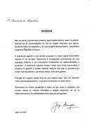 Mensagem do Presidente da República, Jorge Sampaio, dirigida a todos os açorianos e seus órgãos representativos, por ocasião da Sessão Solene das comemorações do Dia da Região Autónoma dos Açores, em 16 de maio de 2004.