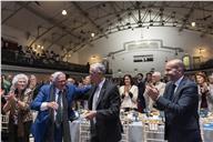 O Presidente Marcelo Rebelo de Sousa participa na sessão solene que assinalou o 140.º aniversário da Sociedade de Instrução e Beneficência “A Voz do Operário”