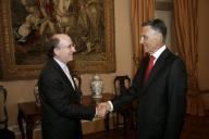 Audiência concedida pelo Presidente da República, Aníbal Cavaco Silva, ao Presidente da REPSOL, António Brufau Niubó, a 9 de abril de 2008