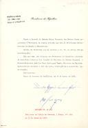 Decreto de exoneração do Contra-Almirante Américo Deus Rodrigues Tomaz, Ministro da Marinha, do cargo que exercia interinamente de Ministro da Defesa Nacional.