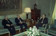 Audiência concedida ao ex-Embaixador do Brasil em Lisboa, José Aparecido de Oliveira, 4 de dezembro de 1997