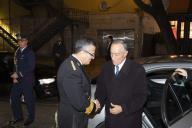 O Presidente da República Marcelo Rebelo de Sousa assiste, no Teatro Nacional de São Carlos, ao concerto de Ano Novo da Banda Sinfónica da Guarda Nacional Republicana, a 4 de janeiro de 2017