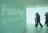 Deslocação ao Centro Cultural de Belém, onde visita a Exposição "Retrospetiva de Paula Rego", a 15 de maio de 1997