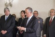 O Presidente da Republica, Marcelo Rebelo de Sousa agracia, em cerimónia no Palácio de Belém, o antigo presidente do Parlamento Europeu, Martin Schulz, com a Grã-Cruz da Ordem da Liberdade, pelo seu papel em favor da liberdade e da democracia no decorrer das suas funções no Parlamento Europeu, a 5 de abril de 2008
