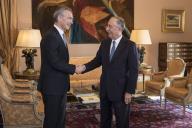 O Presidente da República, Marcelo Rebelo de Sousa, recebeu, em audiência no Palácio de Belém, Jens Stoltenberg, Secretário-Geral da NATO, a 26 de janeiro de 2018.
