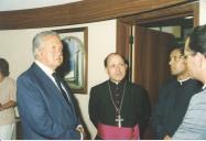 Inauguração do novo edifício dos Paços do Concelho da Câmara Municipal de Albufeira com a presença do Presidente da República, Mário Soares.