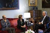 No quadro dos contactos com os Partidos Políticos com representação parlamentar após as Eleições Legislativas de 6 de outubro, o Presidente da República Marcelo Rebelo de Sousa recebe, em audiência no Palácio de Belém, uma delegação do Bloco de Esquerda (B.E.), a 8 de outubro de 2019