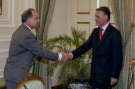 Audiência pelo Presidente da República, Aníbal Cavaco Silva concedida a uma delegação da Confederação Geral dos Trabalhadores Portugueses - Intersindical Nacional (CGTP-IN), a 28 de abril de 2006