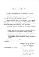 Decreto que reduz, por indulto, em seis meses, por razões humanitárias, a pena residual de prisão aplicada a Aníbal José Amândio de Sousa, de 36 anos de idade, no processo n.º 352/98 do 1.º Juízo Criminal de Círculo e de Comarca de Matosinhos.