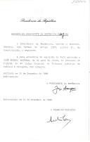 Decreto que revoga, por indulto, a pena acessória de expulsão do País aplicada a Maria de Lurdes Varela, no Processo nº 530/92 do 2º Juízo Criminal do Tribunal Judicial de Oeiras. 