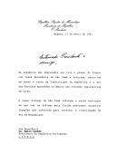 Carta do Presidente da República Popular de Moçambique, Joaquim Chissano, dirigida ao Presidente da República Portuguesa, Mário Soares, manifestando a sua satisfação pela troca de impressões entre os dois por ocasião de encontro em São Tomé e Príncipe e remetendo-lhe exemplar do texto da Constituição da República e da Lei dos Partidos, aprovados no contexto das reformas legislativas em curso no seu país.