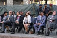 O Presidente da República e Comandante Supremo das Forças Armadas, Marcelo Rebelo de Sousa, participa, juntamente com o Presidente da República de Cabo Verde, Jorge Carlos Fonseca, no Desfile Militar de militares das Forças Armadas Cabo-Verdianas e de cadetes da Escola Naval e das Academias Militares Portuguesas, na Praça Amílcar Cabral no Mindelo na ilha de São Vicente, a 11 de junho de 2019