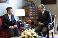 O Presidente da República Marcelo Rebelo de Sousa recebe, em cerimónia no Palácio de Belém, as cartas credenciais de novos Embaixadores em Portugal, a 7 de junho de 2019