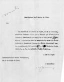 Ofício (minuta) n.º 712 do Secretário da Chancelaria das Ordens Portuguesas, endereçado ao Senhor José Guedes da Silva, em resposta à sua carta de 15 de julho, informando que a aquisição de insígnias do grau de cavaleiro da Ordem do Mérito (Classe Industrial) com que foi agraciado poderão ser adquiridas na firma Frederico Costa, em Lisboa.