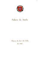 Ementa e programa musical do almoço oferecido pelo Presidente da República, Américo Tomás, em honra do Pró-Núncio Apostólico D. Maximilien de Furstenberg, Palácio da Ajuda, 3 de julho de 1967
