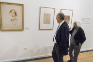 O Presidente da República Marcelo Rebelo de Sousa visita, no Museu Nacional de Soares dos Reis no Porto, a exposição “José de Almada Negreiros: desenho em movimento”, a 16 de dezembro de 2017