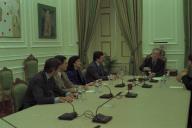 Audiência concedida pelo Presidente da República, Jorge Sampaio, à Direção do Partido Social Democrata, a 10 de maio de 1999