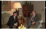 Audiência concedida pelo Presidente da República, Jorge Sampaio, ao Embaixador da Bulgária em Lisboa, Vladimir Ivanov Philipov, a 17 de junho de 1996 (?)