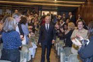 O Presidente da República Marcelo Rebelo de Sousa preside, na Fundação Calouste Gulbenkian em Lisboa, à Cerimónia de entrega do Prémio Europeu Helena Vaz da Silva a Wim Wenders, agraciando o cineasta alemão com o grau de Comendador da Ordem do Mérito, a 24 de outubro de 2017