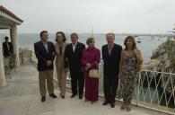 O Presidente da República, Jorge Sampaio almoça com o Presidente da República Federativa do Brasil, Luíz Inácio Lula da Silva, no Hotel Albatroz, em Cascais, a 12 de julho de 2003