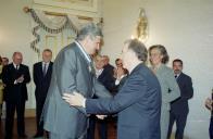 Condecoração de empresários espanhóis pelo Presidente da República, Jorge Sampaio, a 16 de outubro de 2001