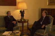 Audiência concedida pelo Presidente da República, Jorge Sampaio, ao Embaixador de Portugal em Windhoek, António Montenegro, a 7 de janeiro de 2003