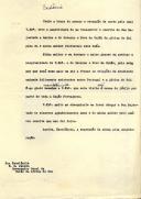 Carta [do Presidente da República, Craveiro Lopes] dirigida ao Governador Geral da União da África do Sul, aceitando convite para uma visita oficial, na sequência de um convite prévio endereçado pela Rainha Isabel II de Inglaterra e do Governo e Povo da União.