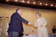 Deslocação do Presidente da República, Jorge Sampaio, a Tróia por ocasião da cerimónia de entrega do Grande Prémio do Romance e Novela da APE à escritora Lídia Jorge, a 26 de Julho de 2003