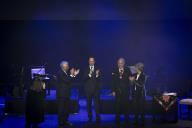 O Presidente da República Marcelo Rebelo de Sousa assiste, no Coliseu dos Recreios em Lisboa, ao Concerto “Obrigado!” de Carlos do Carmo, tendo no final ido aos bastidores onde se encontrou com Carlos do Carmo e com a sua mulher Maria Judite, a 9 de novembro de 2019