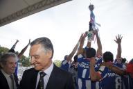 O Presidente da República, Aníbal Cavaco Silva, assiste à Final da Taça de Portugal em Futebol, no Estádio Nacional, Jamor, a 22 de maio de 2011