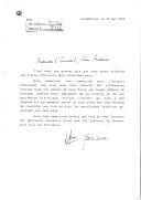 Carta do Grão-Duque herdeiro do Luxemburgo, Henrique, e da Princesa Maria Teresa, endereçada ao Presidente da República e Senhora de Jorge Sampaio, agradecendo o acolhimento caloroso que lhes foi reservado por ocasião da visita a Portugal.