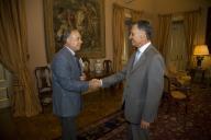 Audiência concedida pelo Presidente da República, Aníbal Cavaco Silva, à Direção da Confederação Geral dos Trabalhadores Portugueses - CGTP-Intersindical, a 29 de setembro de 2008