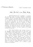 Carta do Presidente da República, Mário Soares, endereçada ao Presidente da República Italiana, Francesco Cossiga, relativa aos acontecimentos ocorridos em Timor-Leste, denunciando "a repressão brutal que caracteriza a ocupação ilegal do território" pelas forças indonésias e esperando do Presidente italiano uma palavra "relativamente a este caso, em defesa da justiça e da liberdade e do inalienável direito à autodeterminação do Povo de Timor-Leste".