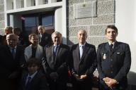 O Presidente da República Marcelo Rebelo de Sousa inaugura a Escola de Música e Sede da Banda dos Bombeiros Voluntários de Colares na antiga Escola Primária daquela localidade de Sintra, a 21 dezembro 2016