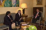 Audiência concedida pelo Presidente da República, Jorge Sampaio, ao Presidente do Maratona Clube, Carlos Móia, a 20 de setembro de 2005