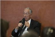 O Presidente Marcelo Rebelo de Sousa recebe, no Palácio de Belém, os participantes da Academia apartidária “Próxima Geração”, a 3 de março de 2023