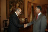 Audiência concedida pelo Presidente da República, Aníbal Cavaco Silva, a uma representação do Tribunal de Justiça das Comunidades Europeias, a 12 de julho de 2007