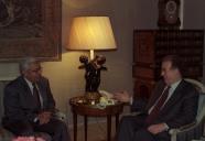 Audiência concedida pelo Presidente da República, Jorge Sampaio, ao ex-Primeiro-Ministro de Cabo Verde, Pedro Pires, a 28 de janeiro de 1997