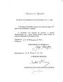 Decreto que exonera, sob proposta do Governo, o ministro plenipotenciário de 1.ª classe, Joaquim Rafael Caimoto Duarte, do cargo de Embaixador de Portugal em Oslo [Noruega].