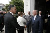 Deslocação do Presidente da República, Aníbal Cavaco Silva, ao Museu Militar, por ocasião da cerimónia de entrega do Prémio Pessoa 2006 ao Prof. António Câmara, a 23 de maio de 2007