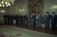 Apresentação de cumprimentos de Boas Festas e Ano Novo ao Presidente da República, Jorge Sampaio, pelo Governo, a 18 de dezembro de 1997