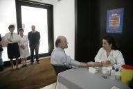 A Fundação Portuguesa de Cardiologia realizou ação de rastreio no Palácio de Belém, a 8 de maio de 2008
