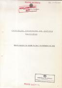 Conselho Superior da Defesa Nacional - Relato sucinto da Sessão de 7 de Novembro de 1969