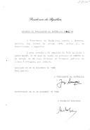 Decreto que revoga, por indulto, a pena acessória de expulsão do País aplicada a Catio Baldé, no Processo nº 296/93 da 2ª Secção da 6ª Vara Criminal do Tribunal Judicial de Lisboa. 