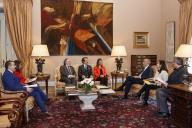 O Presidente da República Marcelo Rebelo de Sousa recebe, em audiência conjunta no Palácio de Belém, os Bastonários das Ordens da Saúde, a 16 dezembro 2016