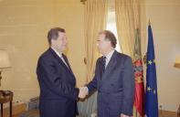 Audiência concedida pelo Presidente da República, Jorge Sampaio, ao Vice-presidente do Panamá, Arturo Vallarino, a 26 de setembro de 2000