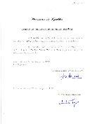 Decreto de nomeação do Dr. Augusto Carlos Serra Ventura Mateus para exercer o cargo de Ministro da Economia. 