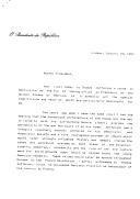 Carta do Presidente Mário Soares, dirigida ao Presidente Bill Clinton, felicitando-o pela sua eleição e expressando o seu apreço pela personalidade do novo Presidente americano.