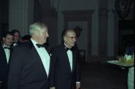 Deslocação do Presidente da República, Jorge Sampaio, ao Palácio Nacional de Mafra para assistir à Noite de Gala organizada pelo British Council, a 19 de outubro de 1996 