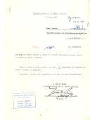 Ofício n.º 1440/RB do Secretariado-Geral da Defesa Nacional, dirigido ao Secretário-Geral da Presidência da República, remetendo (em anexo) programa da visita a Lisboa do Comandante Supremo Aliado no Atlântico (SACLANT), Almirante Ephraim Paul Holmes e esposa, de 25 a 27 de abril de 1970